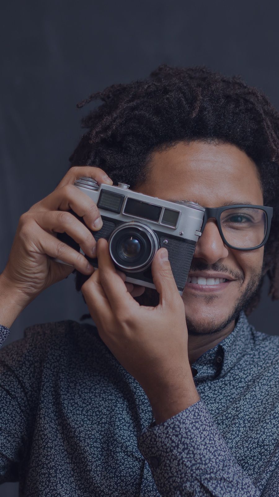 Man Taking a Picture